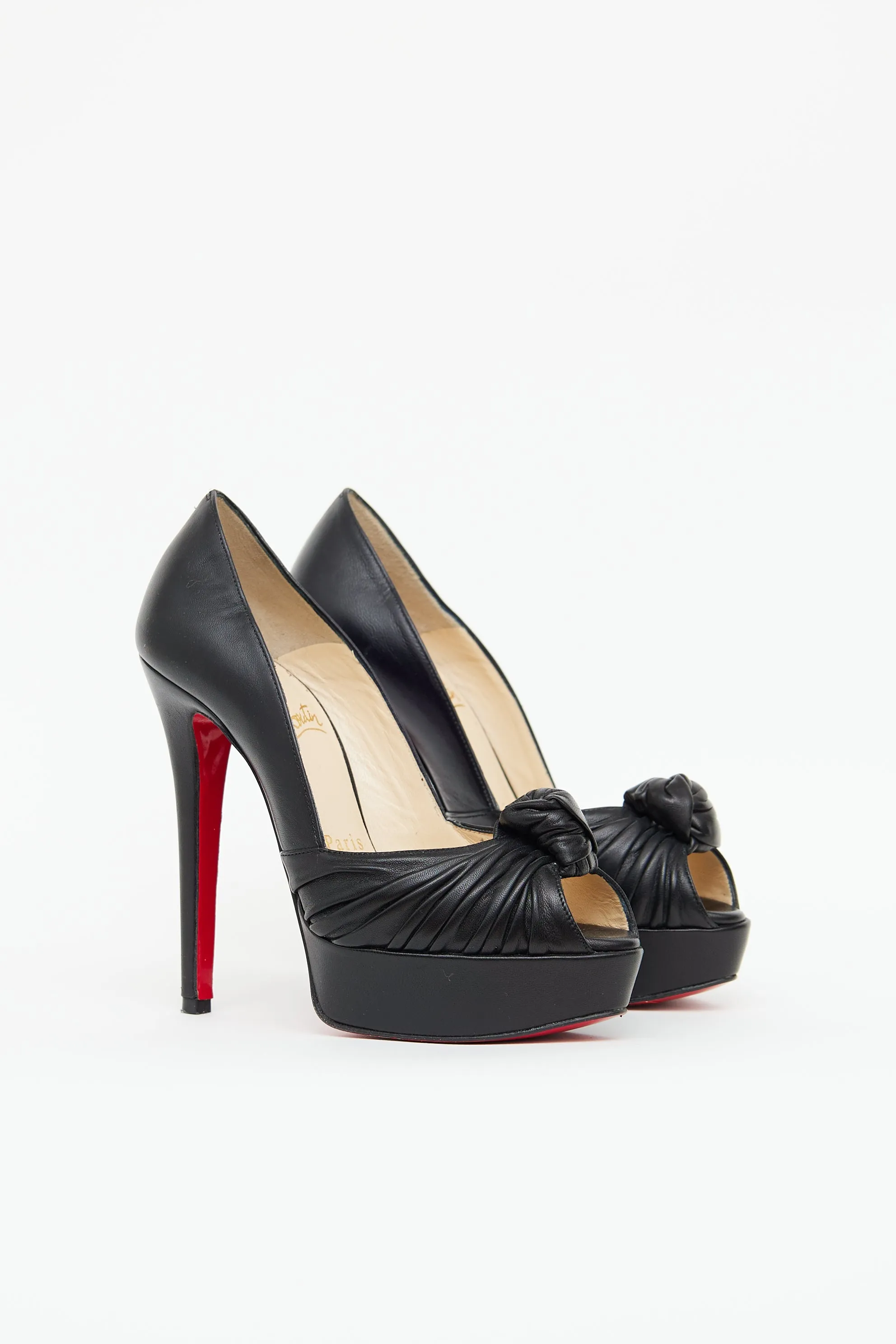 Black Greissimo Leather Pump