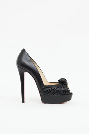 Black Greissimo Leather Pump