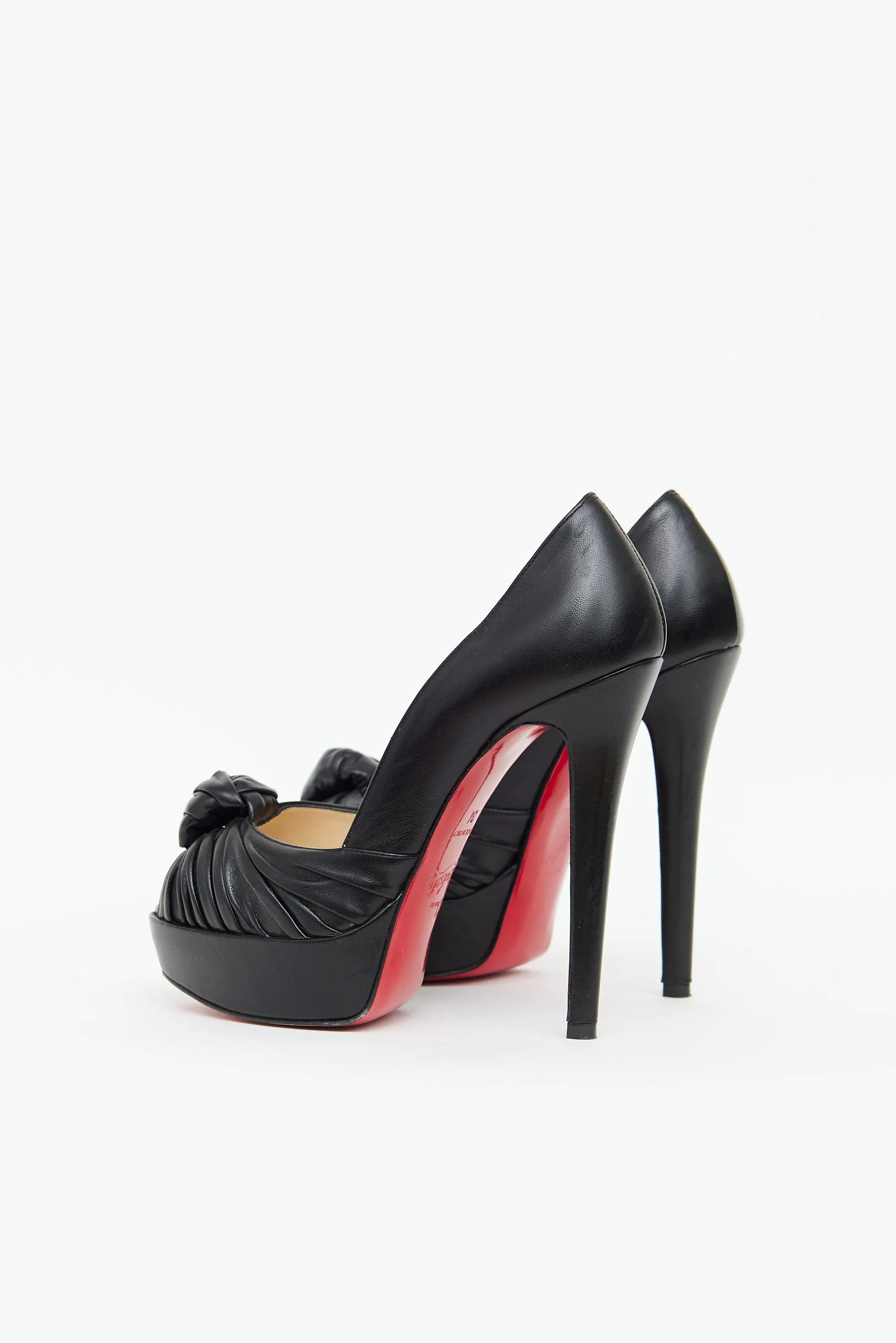 Black Greissimo Leather Pump