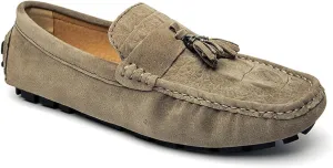 Mens-Moccasins Penny-Loafers Slip-On Casual Dress-Shoe Leather Tassels Boat Driving-Shoes