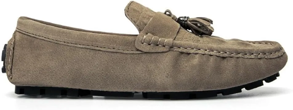 Mens-Moccasins Penny-Loafers Slip-On Casual Dress-Shoe Leather Tassels Boat Driving-Shoes