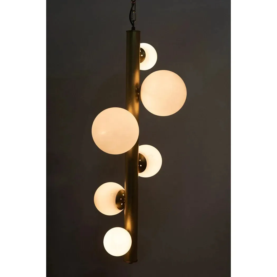 Orellana Metal Chandelier With Brass Finish