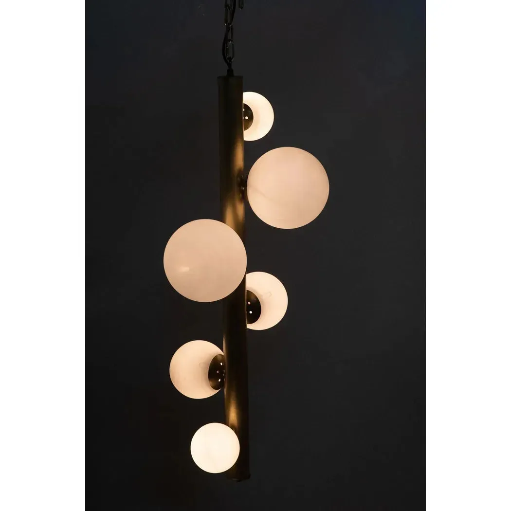 Orellana Metal Chandelier With Brass Finish